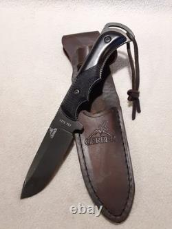 Gerber Freeman S30V Fixed Blade Hunting Knife Cocobolo Handle USA Leather Sheath