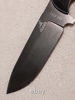 Gerber Freeman S30V Fixed Blade Hunting Knife Cocobolo Handle USA Leather Sheath