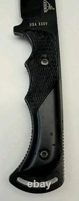 Gerber Freeman S30V Fixed Blade Hunting Knife Made in USA Black G10