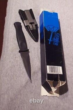 Gerber Guardian Backup Boot Knife Double Edge Dagger Never Used Made In The USA