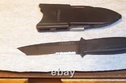 Gerber Guardian Backup Boot Knife Rare Tanto Dagger Never Used Made In The USA