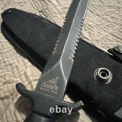 Gerber Mark II Serrated Dagger -Combat Fighting Knife Made in USA