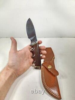 Gerber Portland OR 97223 Model 400 Hunting Fixed Blade Knife & Sheath Used Cond