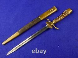 German Germany WW1 Hunting Dagger Knife with Scabbard