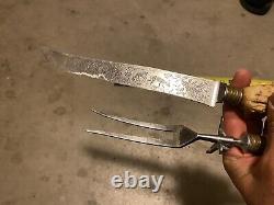 German Hunting Knife And Fork