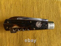 Germany Weidmannsheil Stag Lockback Sportsman 3 Blade Hunting Folding Knife Wow