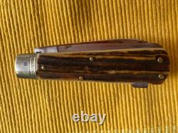 Germany Weidmannsheil Stag Lockback Sportsman 3 Blade Hunting Folding Knife Wow