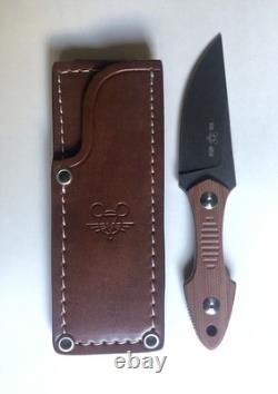 Giant Mouse GMF3 Fixed Knife N690 steel Slick but Rugged Belt knife