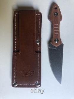 Giant Mouse GMF3 Fixed Knife N690 steel Slick but Rugged Belt knife