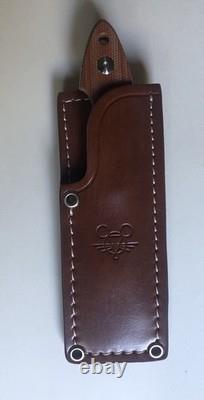 Giant Mouse GMF3 Fixed Knife N690 steel Slick but Rugged Belt knife