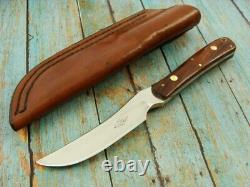 Glenn Long Knives Diamond FL USA Hand Made Knife & Sheath Vintage Hunting Custom