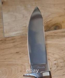 Gordon Romeis Handmade Hunting Skinner Knife Leather Sheath, Lanyard Hole Mint