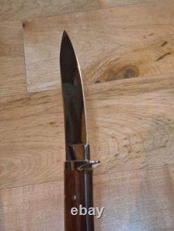 Gordon Romeis Handmade Hunting Skinner Knife Leather Sheath, Lanyard Hole Mint