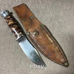 Gorgeous Vintage, Kabar, Union Cut. Co, Cracked Ice Swirl, Sheath