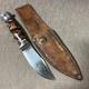 Gorgeous Vintage, Kabar, Union Cut. Co, Cracked Ice Swirl, Sheath