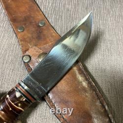 Gorgeous Vintage, Kabar, Union Cut. Co, Cracked Ice Swirl, Sheath