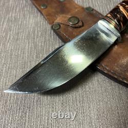 Gorgeous Vintage, Kabar, Union Cut. Co, Cracked Ice Swirl, Sheath