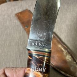 Gorgeous Vintage, Kabar, Union Cut. Co, Cracked Ice Swirl, Sheath