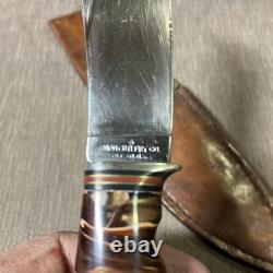Gorgeous Vintage, Kabar, Union Cut. Co, Cracked Ice Swirl, Sheath