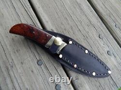 HUNTING KNIFE designed by Robert DILL Loveland Colo NWTF withSheath & Display box