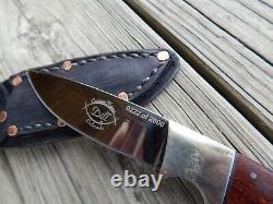 HUNTING KNIFE designed by Robert DILL Loveland Colo NWTF withSheath & Display box
