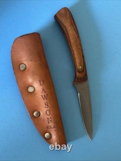 Hand Crafted Barry Dawson Knife # 39 Hunter / Trapper Style MINT