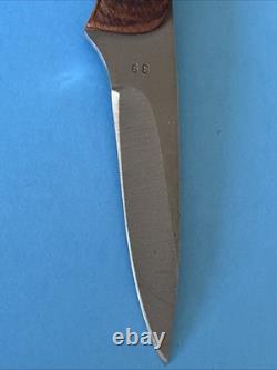 Hand Crafted Barry Dawson Knife # 39 Hunter / Trapper Style MINT