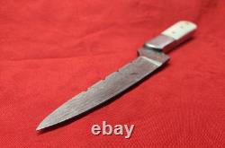 Hand Made Damascus Kitchen Knife Knuckle Saving Design