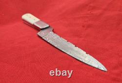 Hand Made Damascus Kitchen Knife Knuckle Saving Design