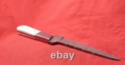 Hand Made Damascus Kitchen Knife Knuckle Saving Design