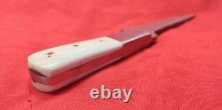Hand Made Damascus Kitchen Knife Knuckle Saving Design