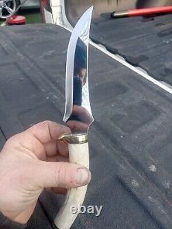 Hand Made Hunting Knife With Sheath