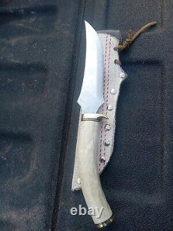 Hand Made Hunting Knife With Sheath