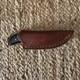 Hand Made Knife! Super Sharp And Vary Durable! Used Once. Real Leather Shaft
