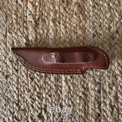Hand Made Knife! Super Sharp And Vary Durable! Used Once. Real Leather Shaft