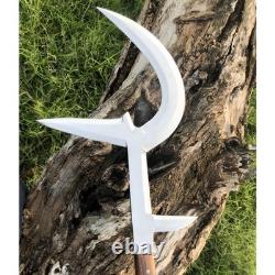 Handmade African Knife with Leather Sheath Mambele Knives Sharp Ready to Use