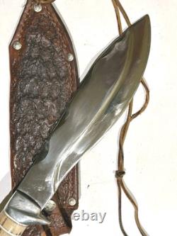 Handmade Dan Hardin Kukri Knife Stag Handle Custom Bowie with Sheath Rare