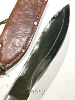 Handmade Dan Hardin Kukri Knife Stag Handle Custom Bowie with Sheath Rare
