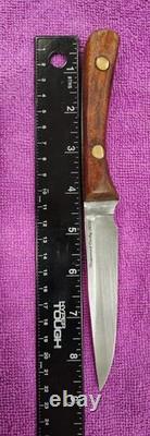 Handmade Fixed Blade Knife by Haywood Cosby, U. S. A. Crossdraw Leather Sheath