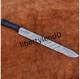 Handmade machete knife ideal for hunting and outdoor use