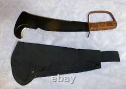 Hardly used Woodman's Pal USA Machete Knife & Sheath