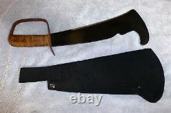 Hardly used Woodman's Pal USA Machete Knife & Sheath