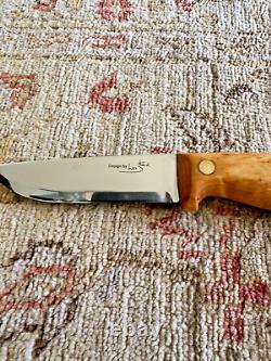 Helle Temagami CA Carbon Steel / Curly Birch Wood Handle by Les Stroud