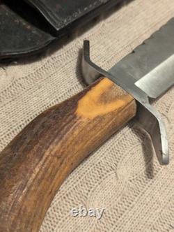 Hen & Rooster Bowie Knife Germany Elk Crown Handle