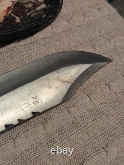 Hen & Rooster Bowie Knife Germany Elk Crown Handle