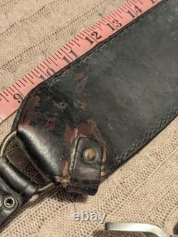 Hen & Rooster Bowie Knife Germany Elk Crown Handle