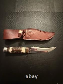 Hen & Rooster Solingen Germany Fixed Blade Knife Vintage