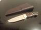 Higgins Custom Knives-JH (Co) One-Off Hunter withIronwood & Horn Scales. High-End