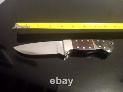 Higgins Custom Knives-JH (Co) One-Off Hunter withIronwood & Horn Scales. High-End