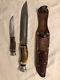 Hirschkrone Solingen Rostfrei Double knife set withsheath. Read listing